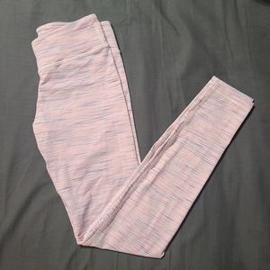 Ivivva by Lululemon Girls 12 Leggings Pink with Blue